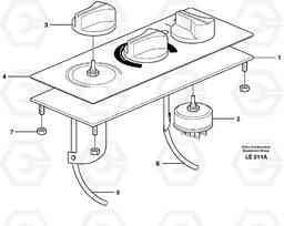 35425 Heater control EC160 SER NO 1001-, Volvo Construction Equipment