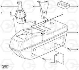 35431 Side panel right EC160 SER NO 1001-, Volvo Construction Equipment