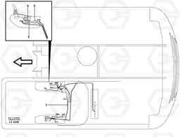 8235 Cable harness, control panel, Rh EC160 SER NO 1001-, Volvo Construction Equipment