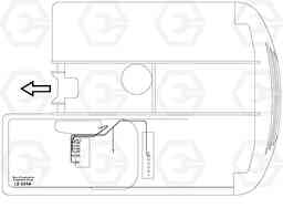 8237 Cable harness, El.distr.unit-ecu EC160 SER NO 1001-, Volvo Construction Equipment