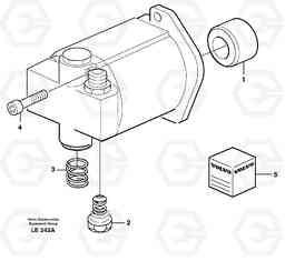 8812 Hydraulic pump, servo/brake EC160 SER NO 1001-, Volvo Construction Equipment