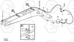 38756 Hammer hydraulics on mono boom, return line EC160 SER NO 1001-, Volvo Construction Equipment