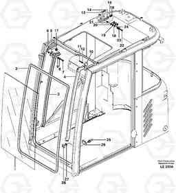 35423 Window lifts EC160 SER NO 1001-, Volvo Construction Equipment