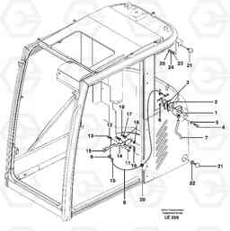 35418 Door catch EC160 SER NO 1001-, Volvo Construction Equipment