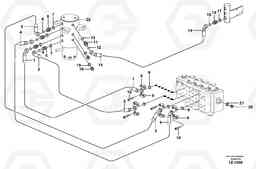 7059 Hydraulic system, transport in uppercarrige EC160 SER NO 1001-, Volvo Construction Equipment