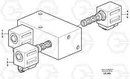 47589 Valve, grab bucket, X1 EC160 SER NO 1001-, Volvo Construction Equipment