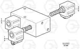 47589 Valve, grab bucket, X1 EC160 SER NO 1001-, Volvo Construction Equipment