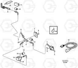 44861 Engine heater EC160 SER NO 1001-, Volvo Construction Equipment