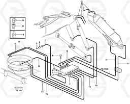 10102 Central lubrication. slewing, adjustable boom EC160 SER NO 1001-, Volvo Construction Equipment