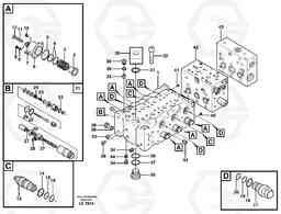 72921 Main valve assembly, B EC160 SER NO 1001-, Volvo Construction Equipment