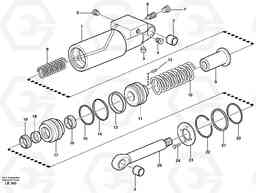 66254 Hydraulic cylinder EC160 SER NO 1001-, Volvo Construction Equipment