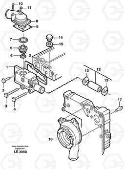 33764 Thermostat housing EC160 SER NO 1001-, Volvo Construction Equipment