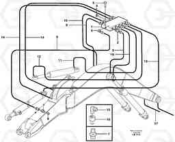 82936 Central lubrication, boom, offset EC160 SER NO 1001-, Volvo Construction Equipment