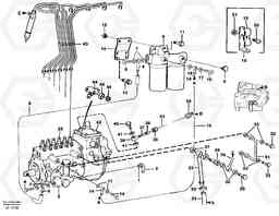35911 Fuel system EW200 SER NO 3175-, Volvo Construction Equipment