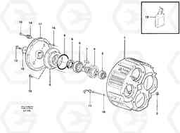 57487 Pump gear box EW200 SER NO 3175-, Volvo Construction Equipment