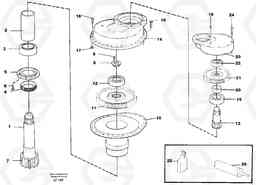 19639 Swing gearbox EW200 SER NO 3175-, Volvo Construction Equipment