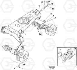 27466 Propeller shafts Mounting EW200 SER NO 3175-, Volvo Construction Equipment
