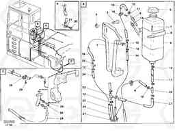 85830 Expansion tank, cab elevation 1220 mm EW200 SER NO 3175-, Volvo Construction Equipment