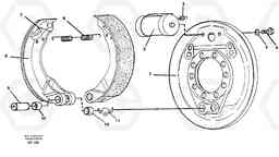 57489 Brake EW200 SER NO 3175-, Volvo Construction Equipment