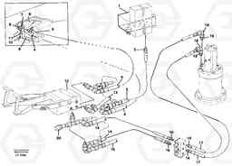 27474 Brake system, uppercarrige EW200 SER NO 3175-, Volvo Construction Equipment