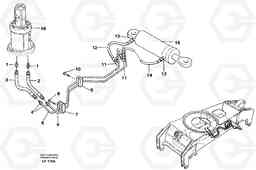 27495 Steering system, undercarriage EW200 SER NO 3175-, Volvo Construction Equipment