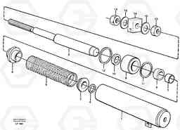 27484 Spring cylinder EW200 SER NO 3175-, Volvo Construction Equipment