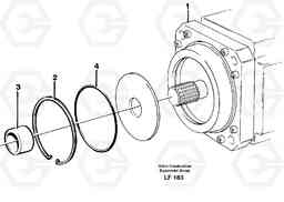 10588 Hydraulic motor, transport. EW200 SER NO 3175-, Volvo Construction Equipment