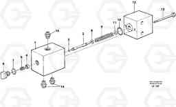 27503 Pressure reducing valve, oscillating system EW200 SER NO 3175-, Volvo Construction Equipment