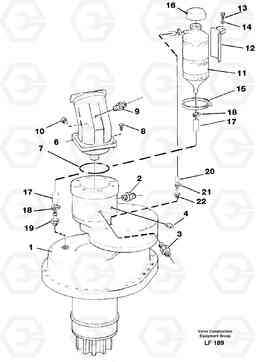 75709 Slewing gear box, compl. EW200 SER NO 3175-, Volvo Construction Equipment