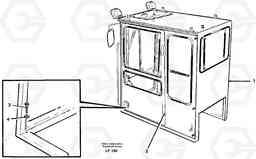 35047 Operator's cab EW200 SER NO 3175-, Volvo Construction Equipment