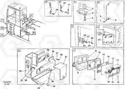 34894 Cab elevation on superstructure, 1220 mm EW200 SER NO 3175-, Volvo Construction Equipment