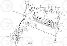 34614 Side panel, left EW200 SER NO 3175-, Volvo Construction Equipment