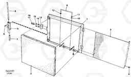 33892 Door, engine, left EW200 SER NO 3175-, Volvo Construction Equipment