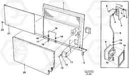 67007 Door, tank pumps EW200 SER NO 3175-, Volvo Construction Equipment