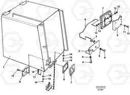 34142 Casing over battery EW200 SER NO 3175-, Volvo Construction Equipment