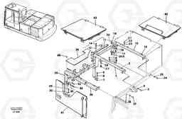 34143 Support, cover plates, front EW200 SER NO 3175-, Volvo Construction Equipment