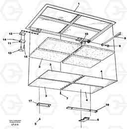 34136 Hatch, engine EW200 SER NO 3175-, Volvo Construction Equipment