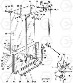 13391 Windows EW200 SER NO 3175-, Volvo Construction Equipment