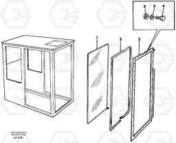 34147 Entire unbreak.windscr. EW200 SER NO 3175-, Volvo Construction Equipment