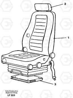 30676 Operator seat Viking EW200 SER NO 3175-, Volvo Construction Equipment