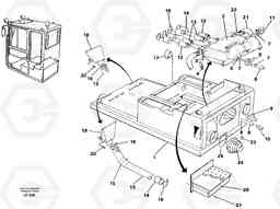 84015 Cab heater with fitting parts EW200 SER NO 3175-, Volvo Construction Equipment