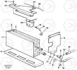 17943 Evaporator with fitting parts Cooling agent R12,r134a EW200 SER NO 3175-, Volvo Construction Equipment