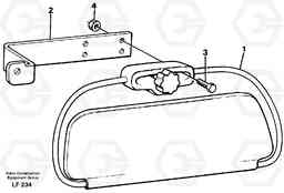 30684 Sun visor, interior EW200 SER NO 3175-, Volvo Construction Equipment