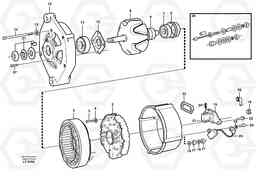 26975 Alternator EW200 SER NO 3175-, Volvo Construction Equipment