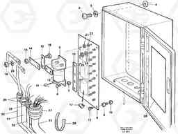 10579 Main fuse box EW200 SER NO 3175-, Volvo Construction Equipment