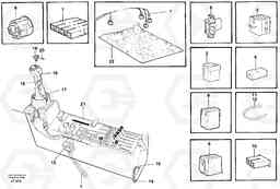 54058 Cable harness, side panel, left EW200 SER NO 3175-, Volvo Construction Equipment