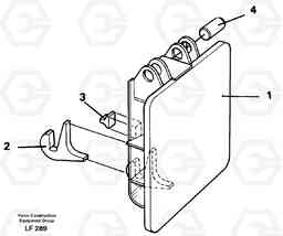 14756 Hammer plate EW200 SER NO 3175-, Volvo Construction Equipment
