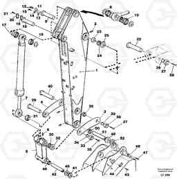 39602 Backhoe dipper arm 2.4m EW200 SER NO 3175-, Volvo Construction Equipment