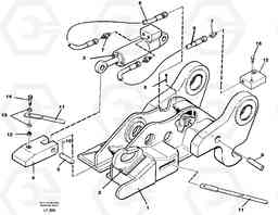 39584 Quickfit, hydraulic EW200 SER NO 3175-, Volvo Construction Equipment