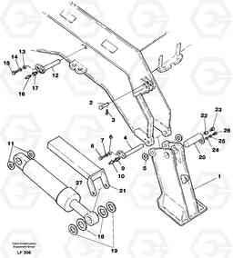 57495 Stabilisers EW200 SER NO 3175-, Volvo Construction Equipment